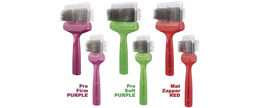 A Selection of Pet Grooming Brushes